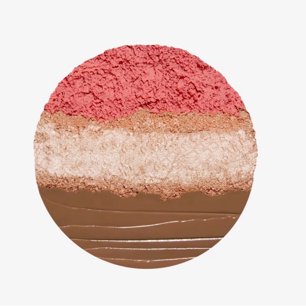 Kaja Play Bento Blendable Sculpting Trio 02 Cloud Latte Blush Bronzer Highlight - Picture 2 of 10